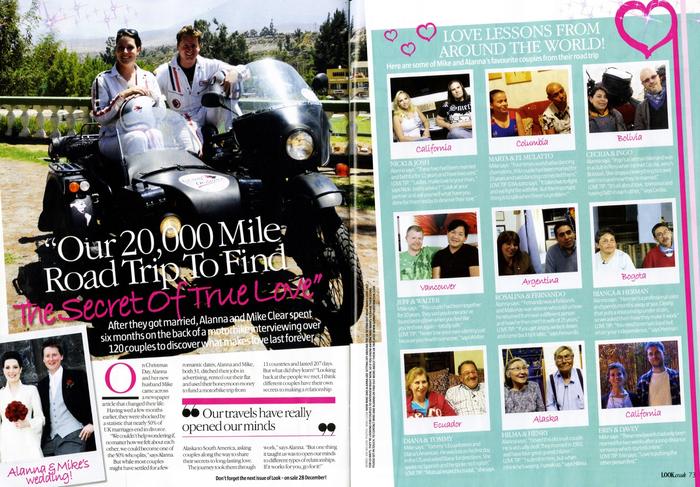 Look: Our 20,000 mile road trip to find the secret of true love